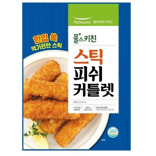 풀무원푸드머스 풀스키친 스틱 피쉬 커틀렛 600g (1개)_이미지
