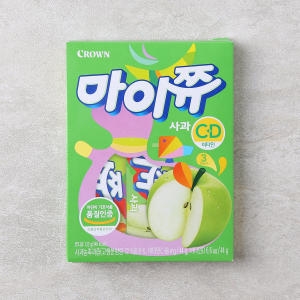 크라운제과 마이쮸 사과 3번들 132g (1개)_이미지