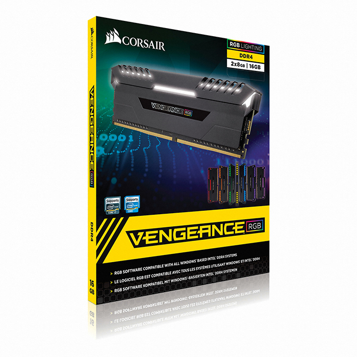 CORSAIR DDR4-3000 CL15 VENGEANCE RGB 패키지 (16GB(8Gx2))_이미지