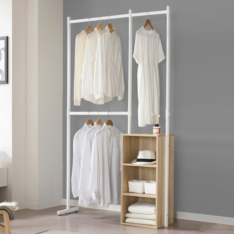 키모 스틸 2단 행거 박스형 1200