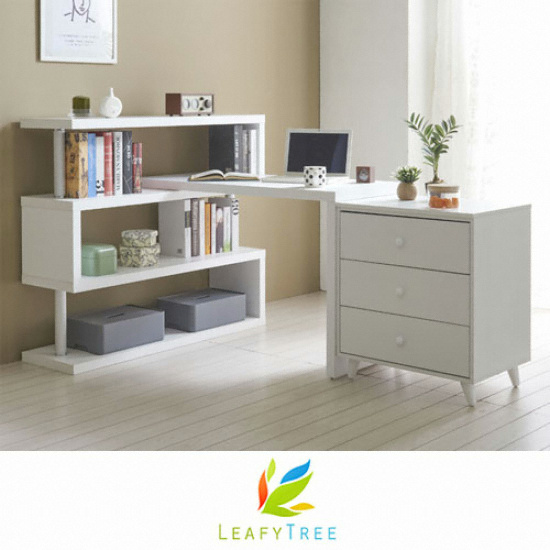 리피트리 모던 3단 책상세트 1200+서랍장 (120x55cm)