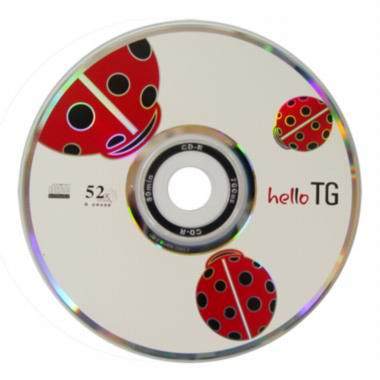 헬로우TG CD-R 700MB 52x 케익 (1+50장)_이미지