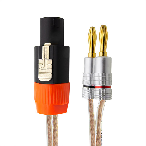 탑라인에이치디 솔탑 스피콘 to 바나나 80C OFC 스피커 케이블 (15m, SOLTOP-349)