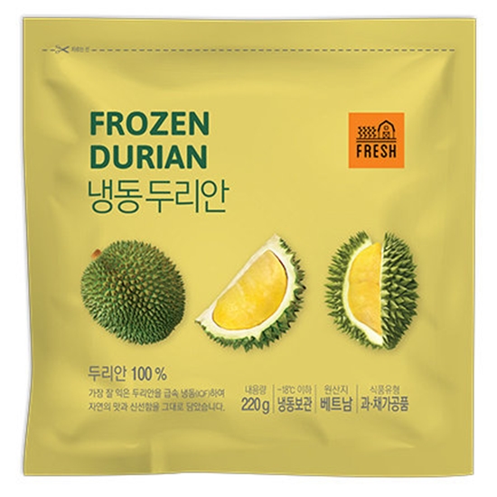 호재준 냉동 두리안 220g (1개)_이미지