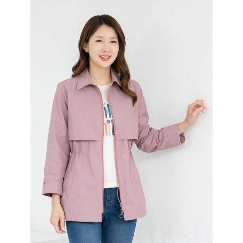 모슬린 점퍼 사파리 바바리 하프 MQG126449 마담 미시 중년