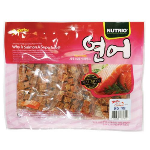 뉴트리오 슈퍼푸드 연어 스틱껌 400g 애견간식 강아지껌 반려견