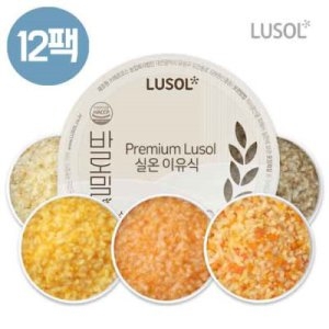 루솔 프리미엄 실온이유식 바로밀 골고루 120g (12개)_이미지
