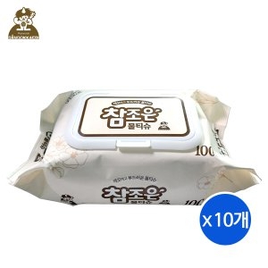 산도깨비 참조은 물티슈 캡형 100매 (10팩)_이미지