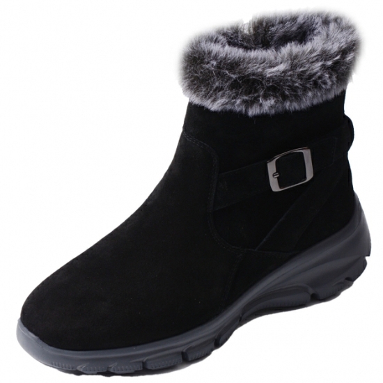 소다 경량 퍼 앵클부츠 ALB304 (SA10, 블랙)_이미지