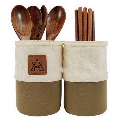 트윈 우드 커틀러리 세트