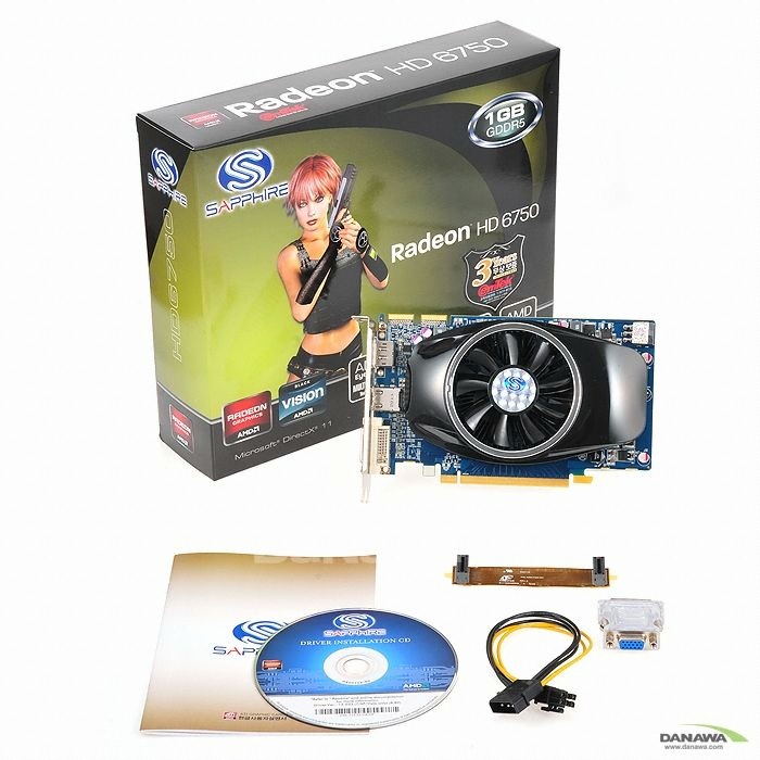 SAPPHIRE �󵥿� HD 6750 D5 1GB