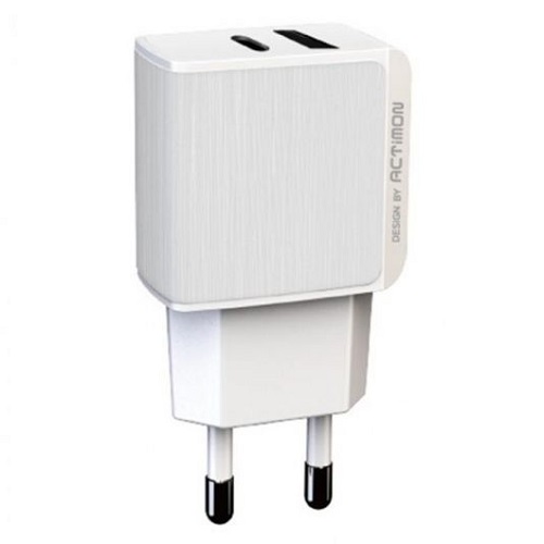 액티몬 PD PPS 25W 2포트 충전기 MON-TC1-PD25W (케이블포함)_이미지