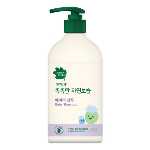 그린핑거 촉촉한 자연보습 베이비 샴푸 500ml (2개)_이미지