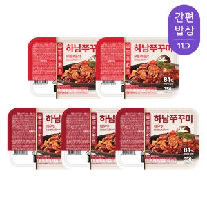 주현푸드 하남쭈꾸미 보통매운맛 350g x 2개 + 매운맛 350g x 3개 (1개)_이미지