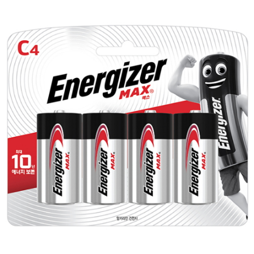 에너자이저 맥스 알카라인 C (4개)_이미지