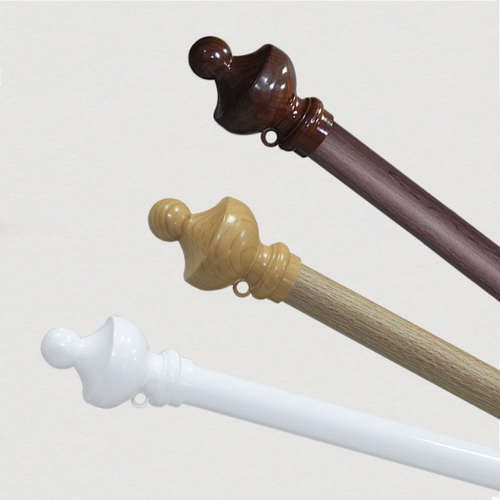 샤이닝홈 소이지 샤비 2단 커튼봉 25mm (125~240cm)_이미지
