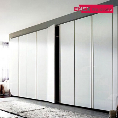 에넥스 소피 화이트 글로시 붙박이장 실속형