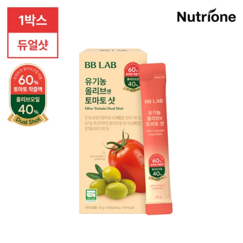 바이오로제트 뉴트리원 비비랩 유기농 올리브 엔 토마토 샷 200g(20gx10포) (1개)_이미지