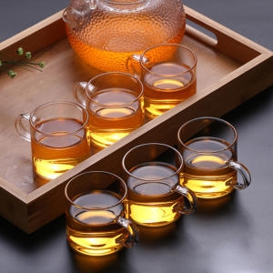 로하티 순수 내열유리 찻잔 6종 세트