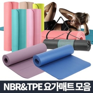 요가매트 폼롤러 운동 필라테스 휘트니스 홈트 두꺼운 와이드