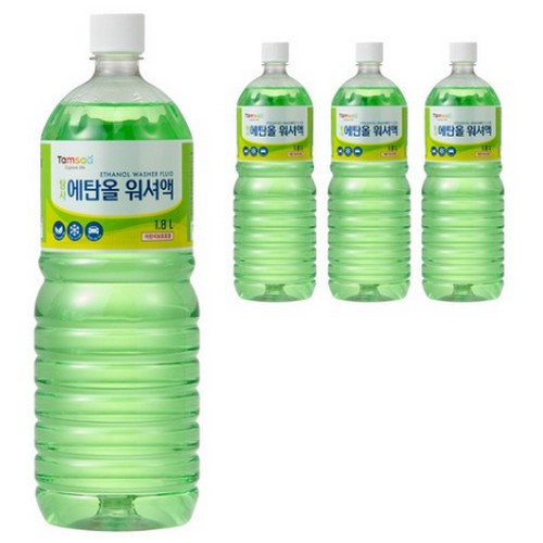 쿠팡 탐사 에탄올 워셔액 1.8L (4개)