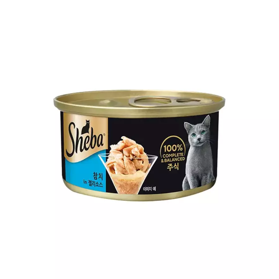 참치와 젤리소스 캔 85g