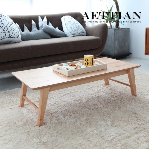 에띠안 뮤즈 접이식 원목 테이블 (120cm)_이미지