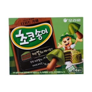 오리온 초코송이 제주말차케이크맛 144g_이미지