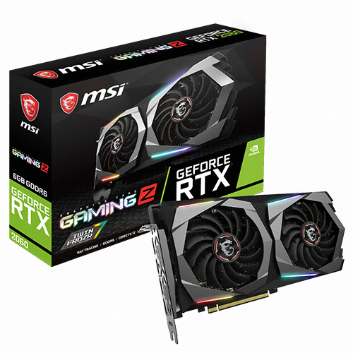 MSI 지포스 RTX 2060 게이밍 Z D6 6GB 트윈프로져7