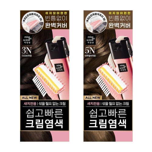 미쟝센 올뉴 쉽고빠른 크림염색 80g (1개)_이미지