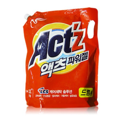 액츠 파워젤 드럼용 리필 2L (4개)_이미지