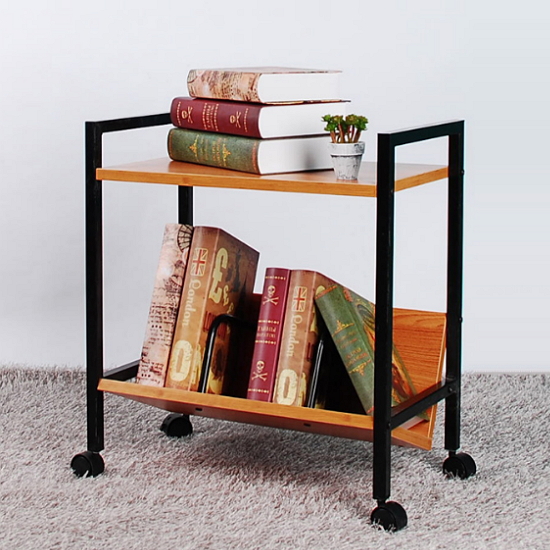 맥스퍼니처 2단 이동식 책장