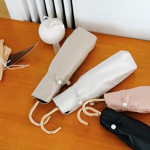 W.P.C 진주 돔형 암막 UV차단 3단양산 801-15924-102 BrSh