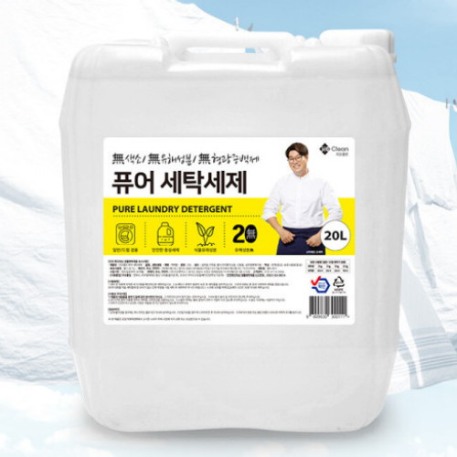 지오클린 지오클린 퓨어 액체세제 20L이미지입니다. 누르면 해당 게시물로 새창이동합니다.