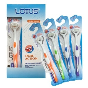 로터스 듀얼 액션 혀클리너 [12개]