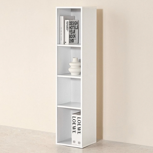 양지가구 슬림 4단 공간박스 틈새 오픈형 책장 260_이미지