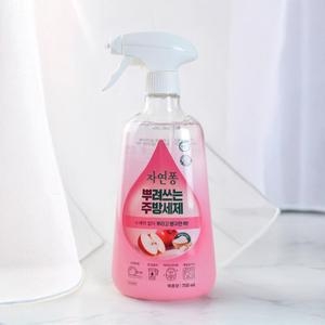 자연퐁 뿌려쓰는 주방세제 애플향 750ml (1개)