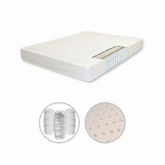 동서가구 이즈 로벨 C형 수납 LED침대 Q (40T라텍스독립)_이미지