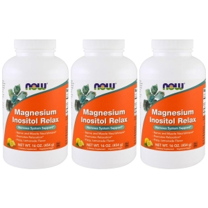 나우푸드 마그네슘 이노시톨 레모네이드 454g (3개)