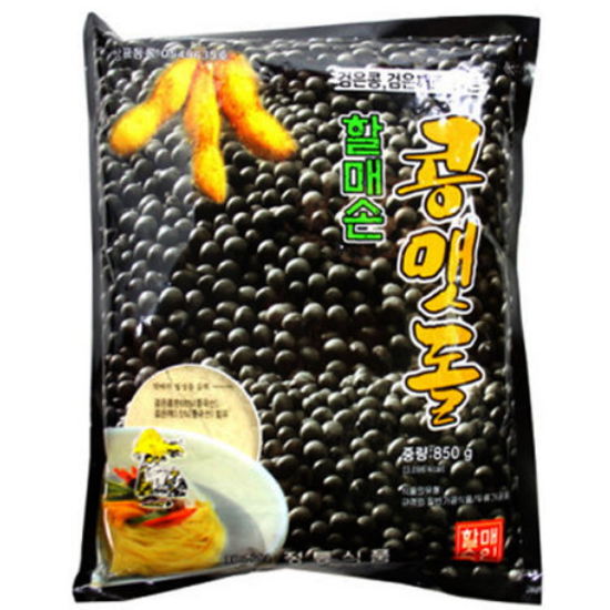 정통식품 할매손 검은 콩맷돌 콩가루 850g (1개)
