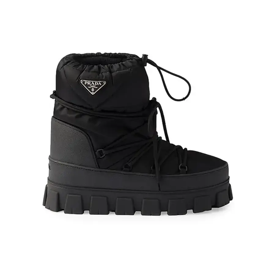 남성 겨울 방한 부츠 Re-나일론 Gabardine Apres Ski 부티 428185 털부츠 방
