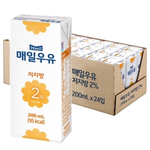 매일유업 매일우유 저지방 2% (멸균) 200ml
