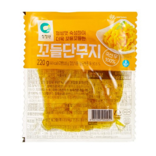 대상 종가집 꼬들 단무지 220g (1개)_이미지