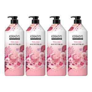 애경 케라시스 화이트 데이지 퍼퓸 샴푸 1000ml (4개)