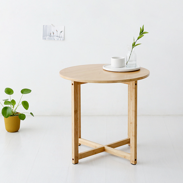 마켓비 JAWAL 원목 사이드테이블 WFR132B