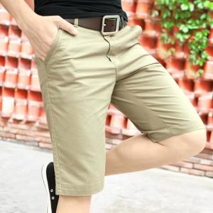  솔리드 캐주얼 반바지 비즈니스 소셜 버뮤다 여름