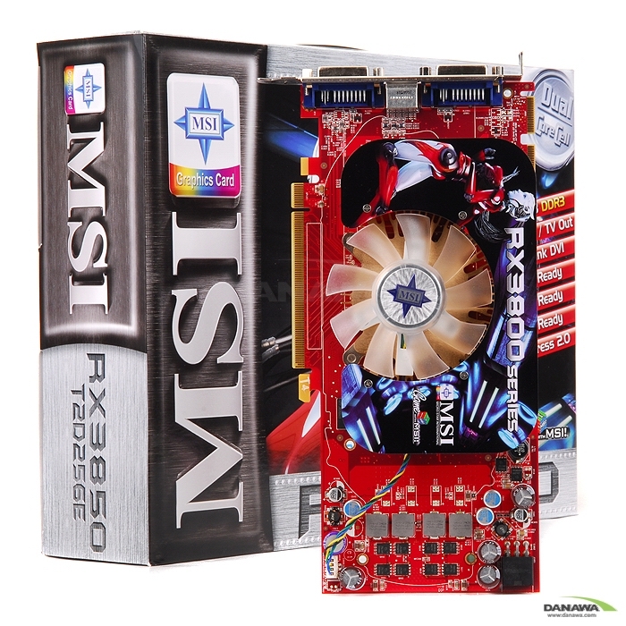 MSI 라데온 HD 3850 RX3850-T2D256E D3 256MB_이미지