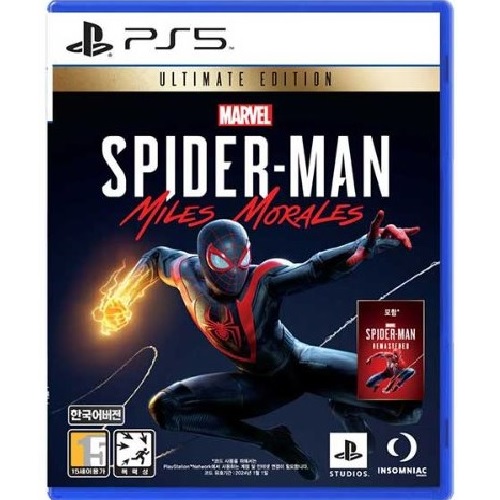 SIE 마블 스파이더맨: 마일즈 모랄레스 한글판 (PS5, 얼티밋에디션/패키지디스크)