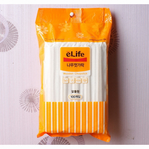 롯데알미늄  이라이프나무젓가락 알뜰형 100p/40개입
