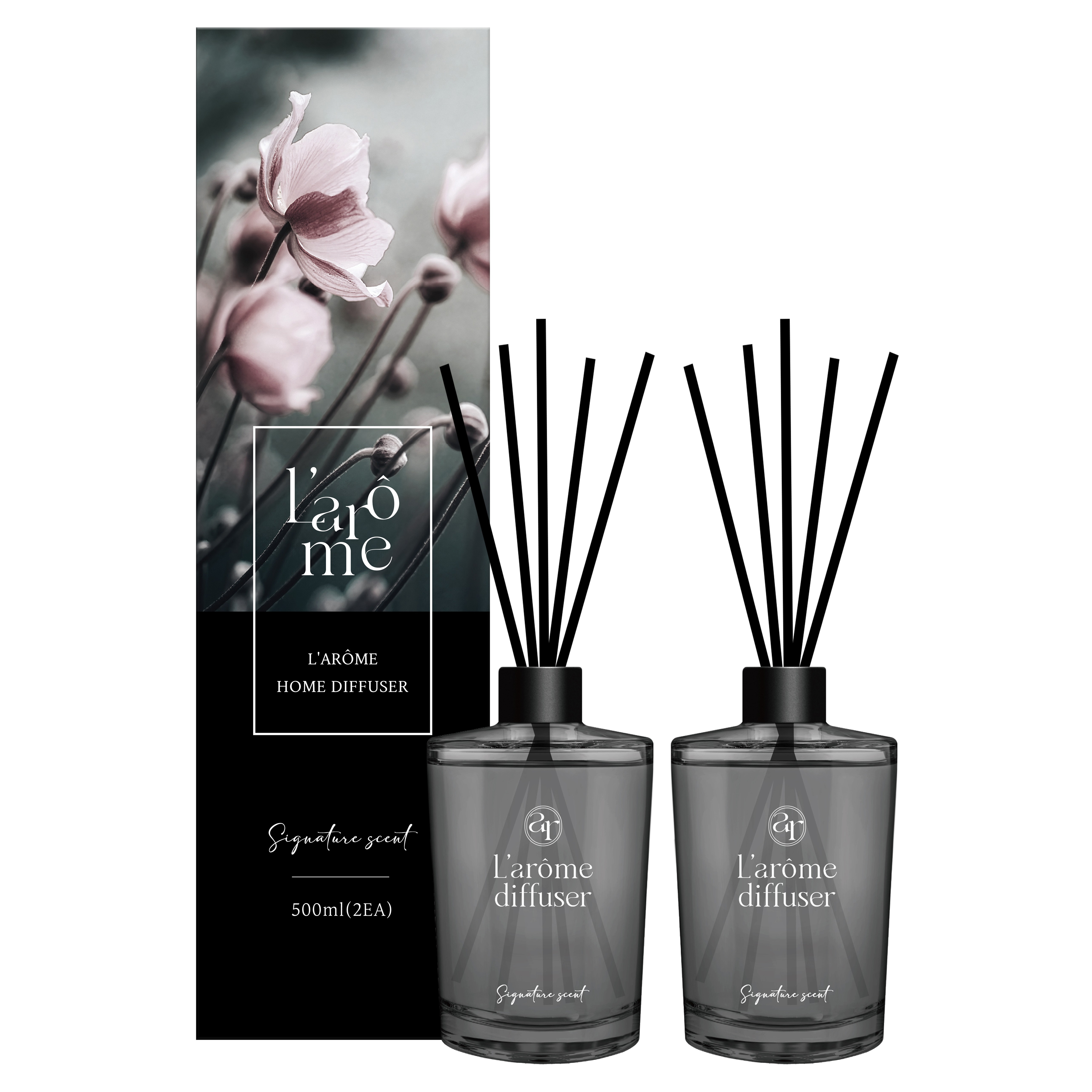더허브샵 라홈 디퓨저 다우니퓨어코튼향 510ml (2개)_이미지
